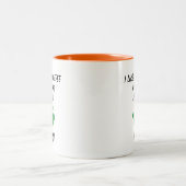 Funny Typografy Quote Sprichwort Irish Zweifarbige Tasse (Mittel)