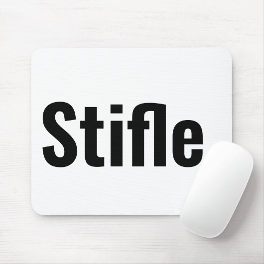Funny Typografy Zitat stiffbe ruhig sarkastisch Mousepad (Mit Mouse)