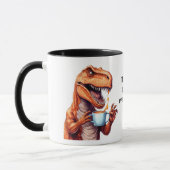 Funny Tyrannosaurus Rex Dino I'm Fine Office Tasse (Links)