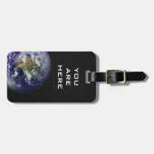 FUNNY - U R here - Sie sind hier - Planet Erde Gepäckanhänger (Vorderseite horizontal)