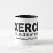 Funny Üben Sie benutzerdefinierte Text-Tasse aus Tasse (Zentrum)