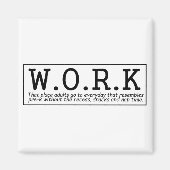 Funny über den Kühlschrankmagnet der Arbeit (Vorne)