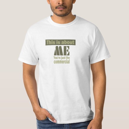 Funny über mich T-Shirt (Vorderseite)