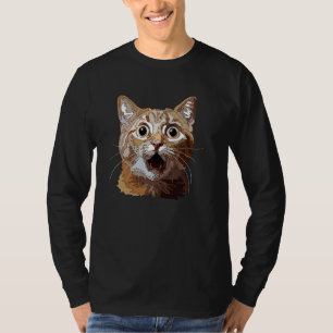 Funny Überrasched Cat T-Shirt