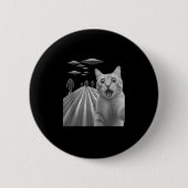 Funny überraschend beängstigend Katze Selfie mit B Button (Vorderseite)