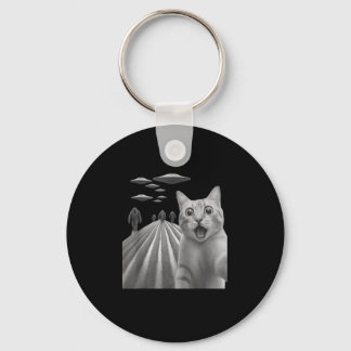 Funny überraschend beängstigend Katze Selfie mit B Schlüsselanhänger
