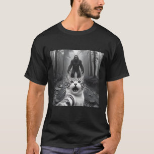 Funny überraschend beängstigend selfie mit Sasquat T-Shirt