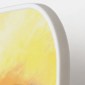 Funny überraschend Hühnerpickleball Paddle Cartoon (Linke Seite)