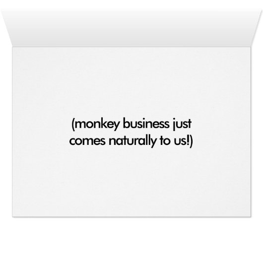 Funny überraschend Madgascar Lemurs Monkey Busines (Innenansicht Horizontal (Unten))