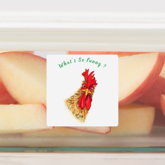 Funny überraschend Neugierige Neuroster - Was ist Etiketten (Befestigt)