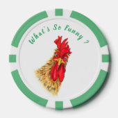 Funny überraschend Rooster Poker Chips - Custom Te (Vorderseite)