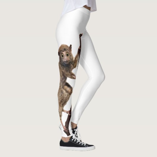 Funny überraschend Taxidermy Lemur Monkey Creature Leggings (Rechts)