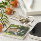 Funny Überraschte Ginger Kitten. Was für ein Frega Schlüsselanhänger (Vorderseite rechts)