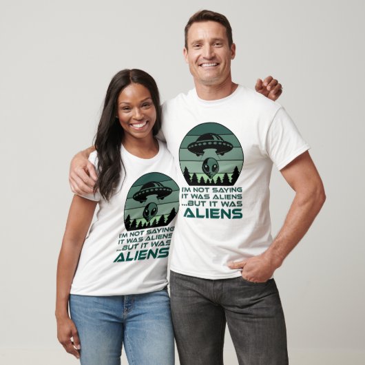 Funny UFO Alien Zitat ich bin nicht Sprichwort Es T-Shirt (Unisex)