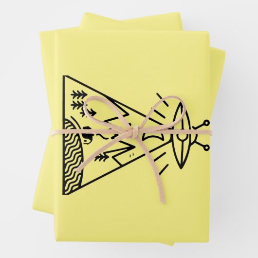 Funny Ufo ,Area 51, Alien Abduction Geschenkpapier Set (Beispiel)