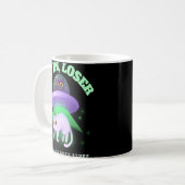 Funny Ufo Cat Alien Entführung wir tun Hintern Stu Kaffeetasse (Vorderseite Links)