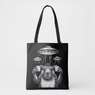 Funny UFOs Selrd Capybara UFOs Spaß Tasche