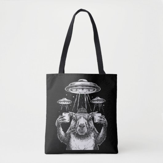 Funny UFOs Selrd Capybara UFOs Spaß Tasche (Vorderseite)