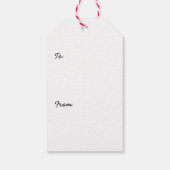 Funny Uggli Christmas Sweater, Niedlich Cat Lover Geschenkanhänger (Rückseite)