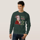 Funny Uggli Christmas Sweater Retro Rum Man Spaß Sweatshirt (Vorne ganz)
