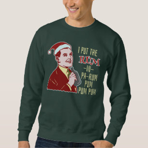 Funny Uggli Christmas Sweater Retro Rum Man Spaß Sweatshirt