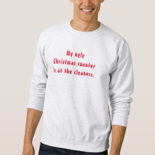 Funny Uggli Christmas Sweater Sweatshirt (Vorderseite)