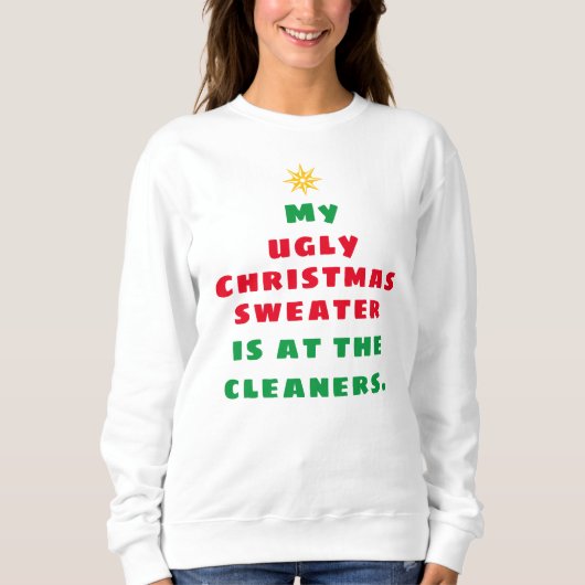 Funny Uggli Christmas Sweater Sweatshirt (Vorderseite)