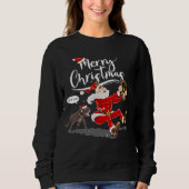 Funny Uggli Christmas Sweater Sweatshirt Frauen (Vorderseite)