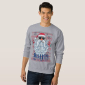 Funny Uggli Christmas Sweater: Weihnachtsfeiertage Sweatshirt (Vorne ganz)