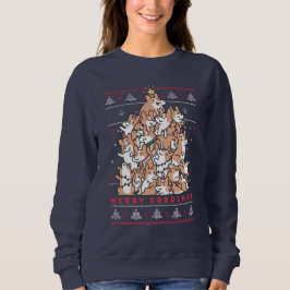Funny Uggli Weihnachts Sweater Niedlich Corgi Dog  Sweatshirt