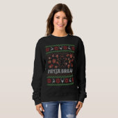 Funny Uggli Weihnachts Sweater Ninja Broad Gingerb Sweatshirt (Vorne ganz)