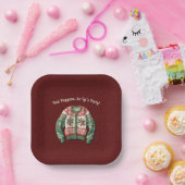 Funny Uggli Weihnachts-Weihnachtsfeier Pappteller (Party)