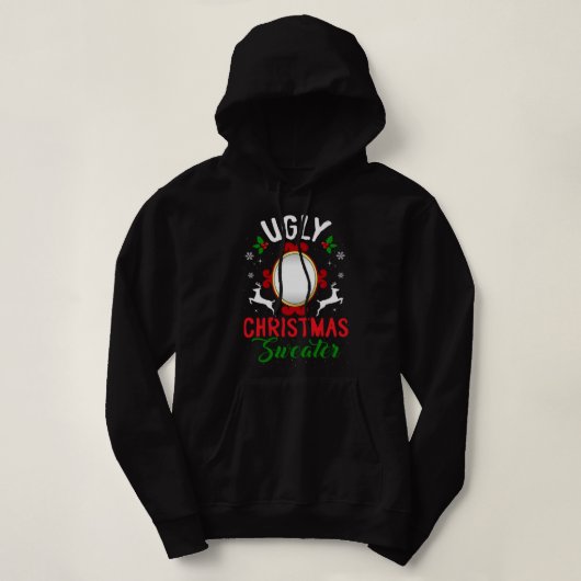 Funny Uggli Weihnachtssüßer mit Mirror Hoodie (Design vorne)