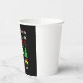 Funny Ugly All I Want For Christmas Is A Sea Turtl Pappbecher (Links)