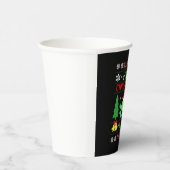 Funny Ugly All I Want For Christmas Is A Sea Turtl Pappbecher (Rechts)