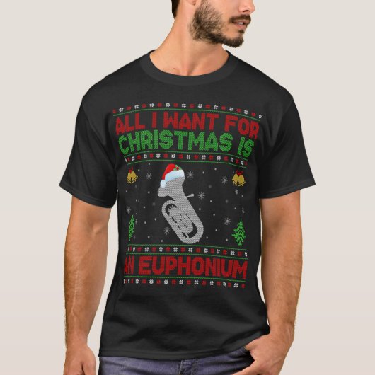 Funny Ugly Alles, was ich zu Weihnachten Wollte, i T-Shirt (Vorderseite)