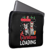 Funny Ugly Christmas Cat Laptopschutzhülle (Vorne Rechts)