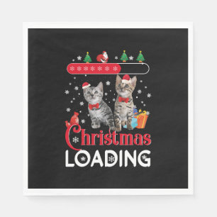 Funny Ugly Christmas Cat Serviette