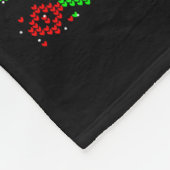 Funny Ugly Christmas Football Srt Team Kicker  Fleecedecke (Ecke)