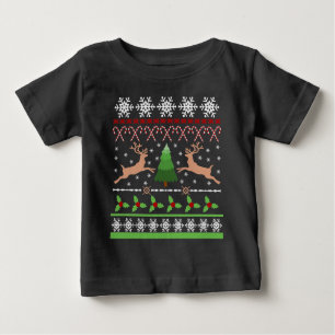 Funny Ugly Christmas Sweater Baby T-shirt