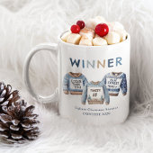 Funny Ugly Christmas Sweater Competition Prize Kaffeetasse