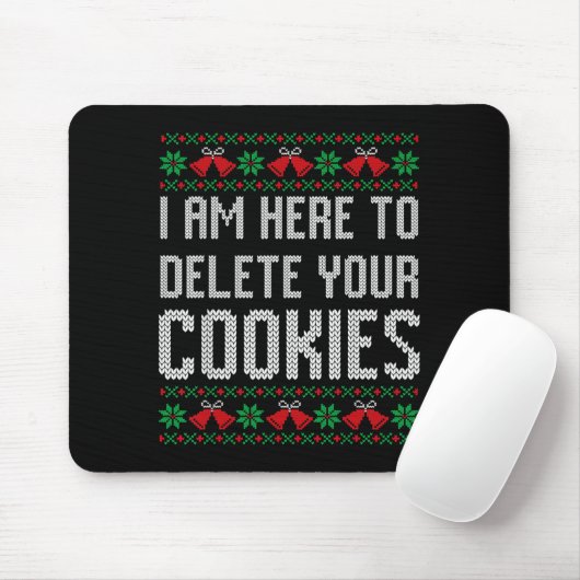 Funny Ugly Christmas Sweater Computer Geek Christm Mousepad (Mit Mouse)