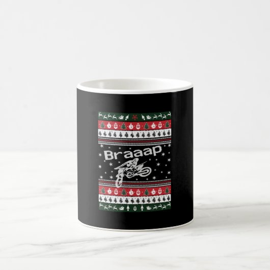 Funny Ugly Christmas Sweater Kaffeetasse (Mittel)