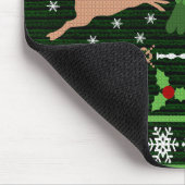 Funny Ugly Christmas Sweater Mousepad (Ecke)