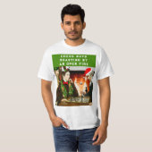 Funny Ugly Christmas Sweater Party T-Shirt (Vorne ganz)