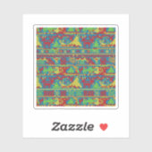 Funny Ugly Christmas Sweater Pattern Holiday Aufkleber (Blatt)