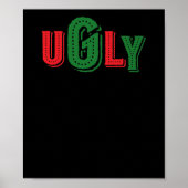 Funny Ugly Christmas Sweater Poster (Vorne)