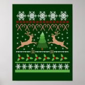 Funny Ugly Christmas Sweater Poster (Vorne)