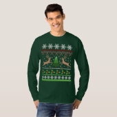 Funny Ugly Christmas Sweater T-Shirt (Vorne ganz)