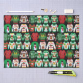 Funny Ugly Christmas Sweaters Seidenpapier (Handwerk)
